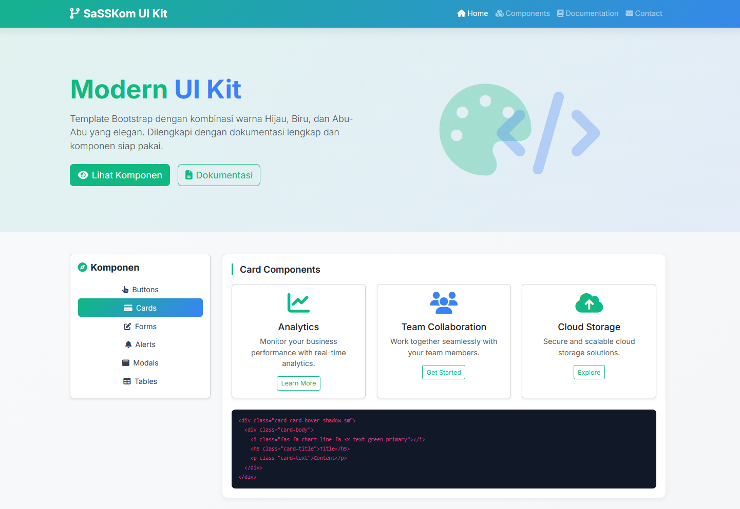 SaSSKom UI Kit